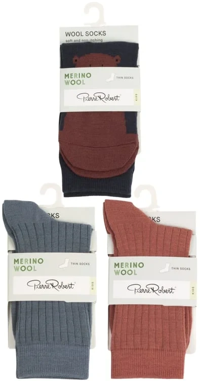 Socks Wool Kids Mix 21 33-36 Pierre-Robert