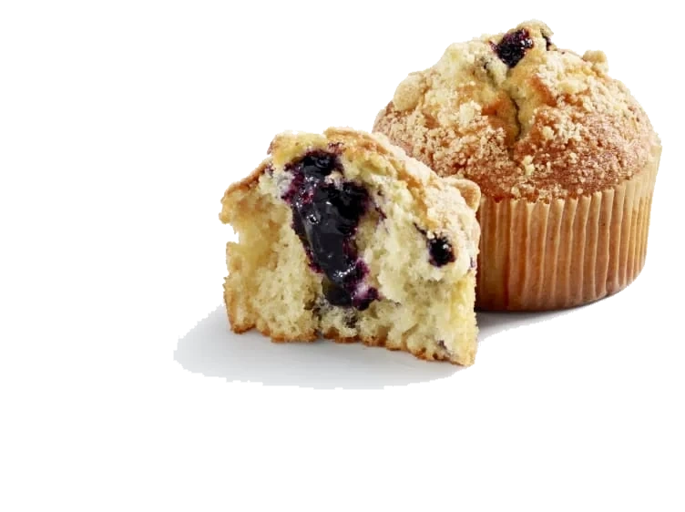 Blåbærmuffins 100g