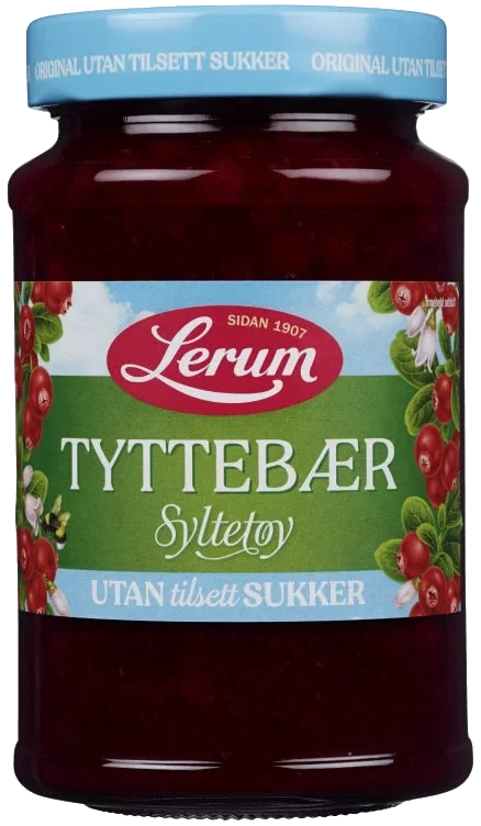 Tyttebær Original Utan Tilsett Sukker 430g