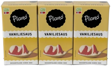 Piano Vaniljesaus 750ml Tine
