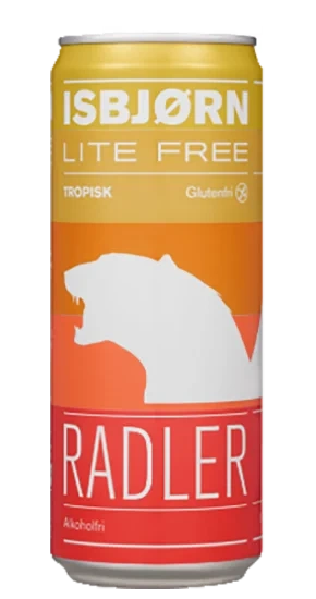 Isbjørn Radler Free Tropisk 0,33l