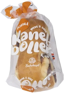 Kanelboller 4stk 340g Bakehuset