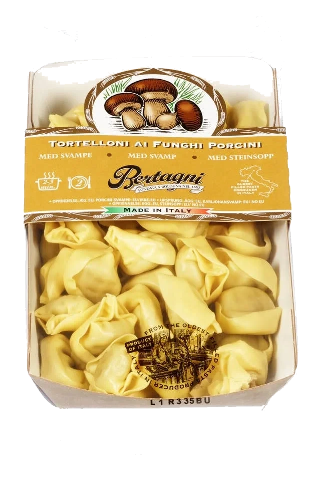 Tortelloni med steinsopp