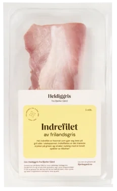 Heldiggris Indrefilet av Frilandsgris 600g