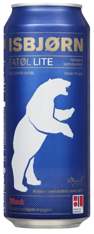 Mack Isbjørn Lite Fatøl 0,5l boks