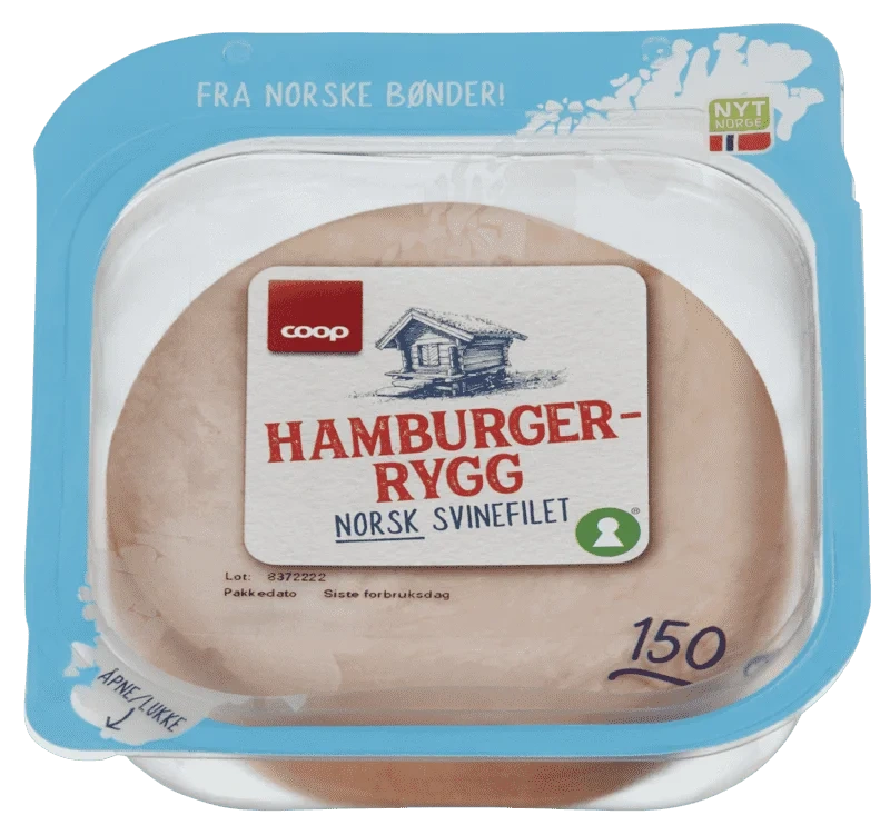 Coop Hamburgerrygg 150g