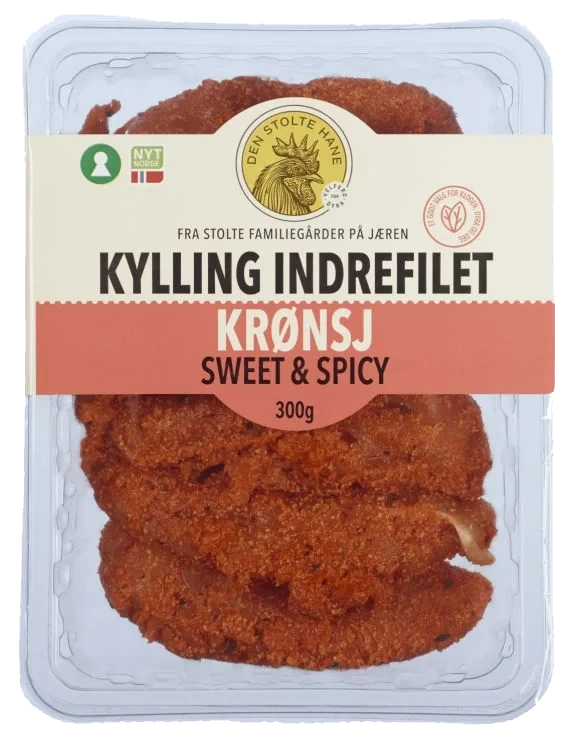 Kyllingfilet Krønsj Sweet&Spicy 300g