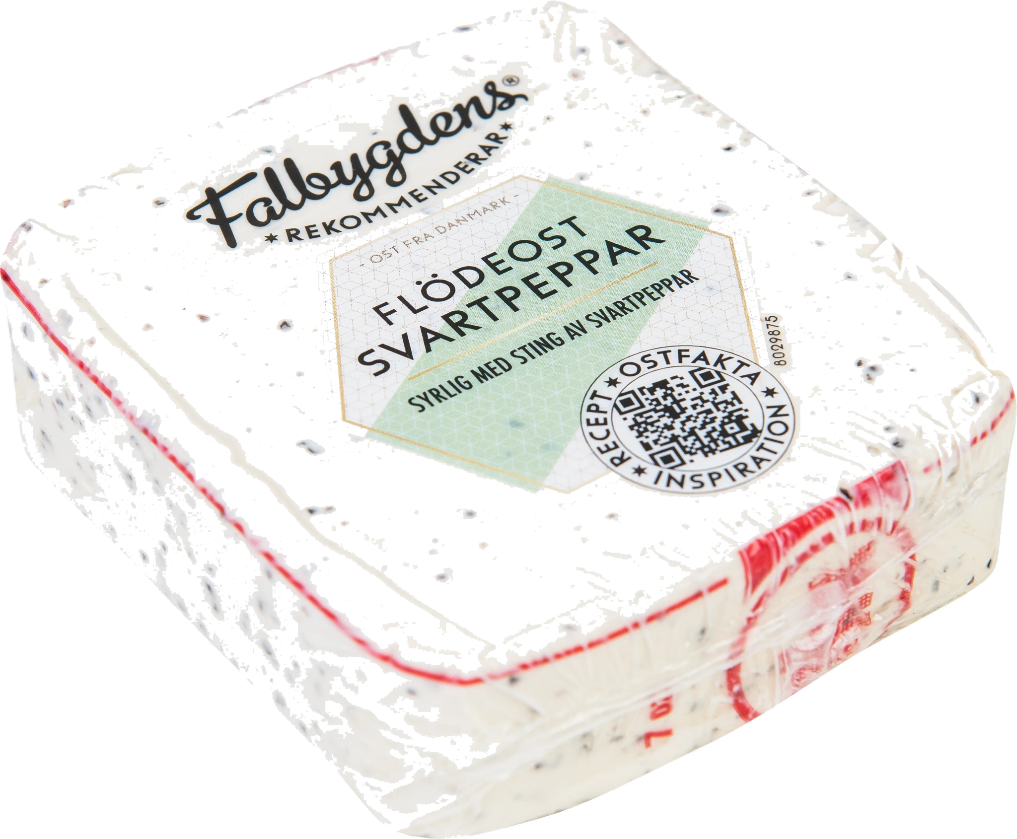 Flödeost svartpeppar färskost ca 200g