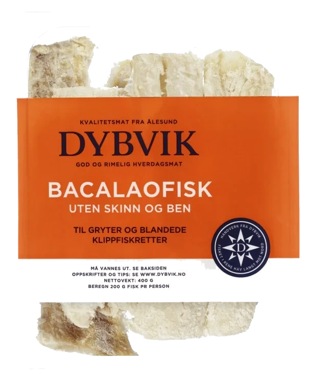 Bacalaofisk uten Skinn og Ben Dybvik