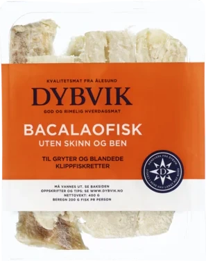 Bacalaofisk uten Skinn og Ben Dybvik