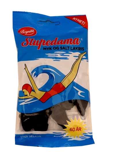Stupedama Salt Lakris 100g