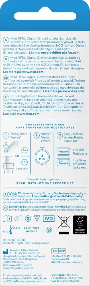 Digital graviditetstest