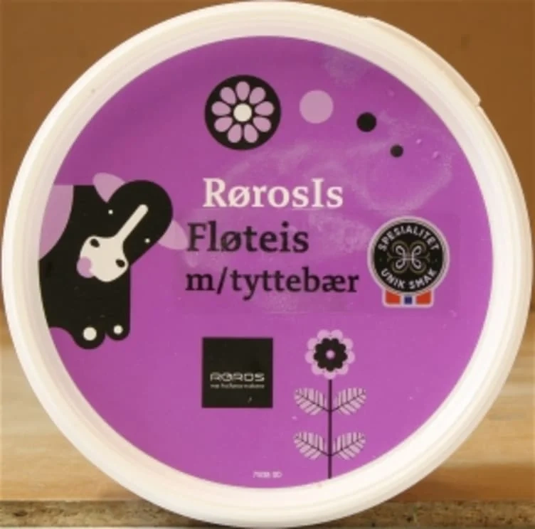 Fløteis m/Tyttebær 0,5l Galåvolden