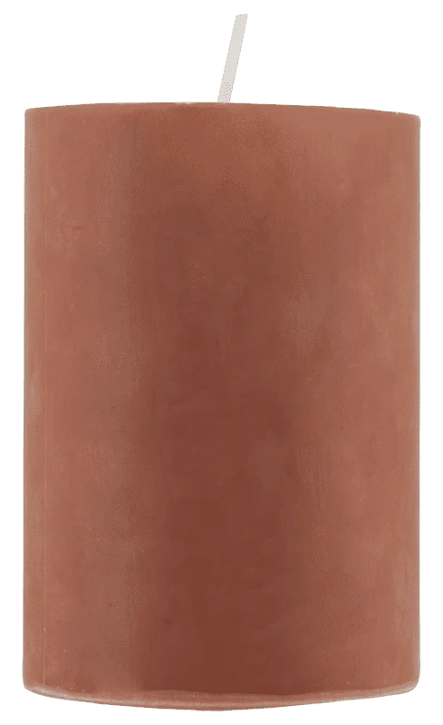 Moda Kubbelys Stearin Terracotta 7x10cm