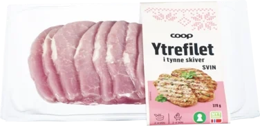 Coop Ytrefilet av Svin i Tynne Skiver 370g