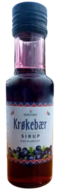 Krøkebær Sirup med Mjødurt 125ml Nordlysmat