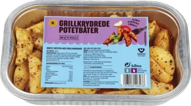 Grillkrydrede Potetbåter 300g R Grill