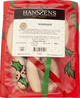Sosisser Ca.500g Fr Hanssens