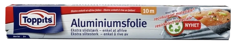 Aluminiumsfolie 29,5cm 10m Toppits