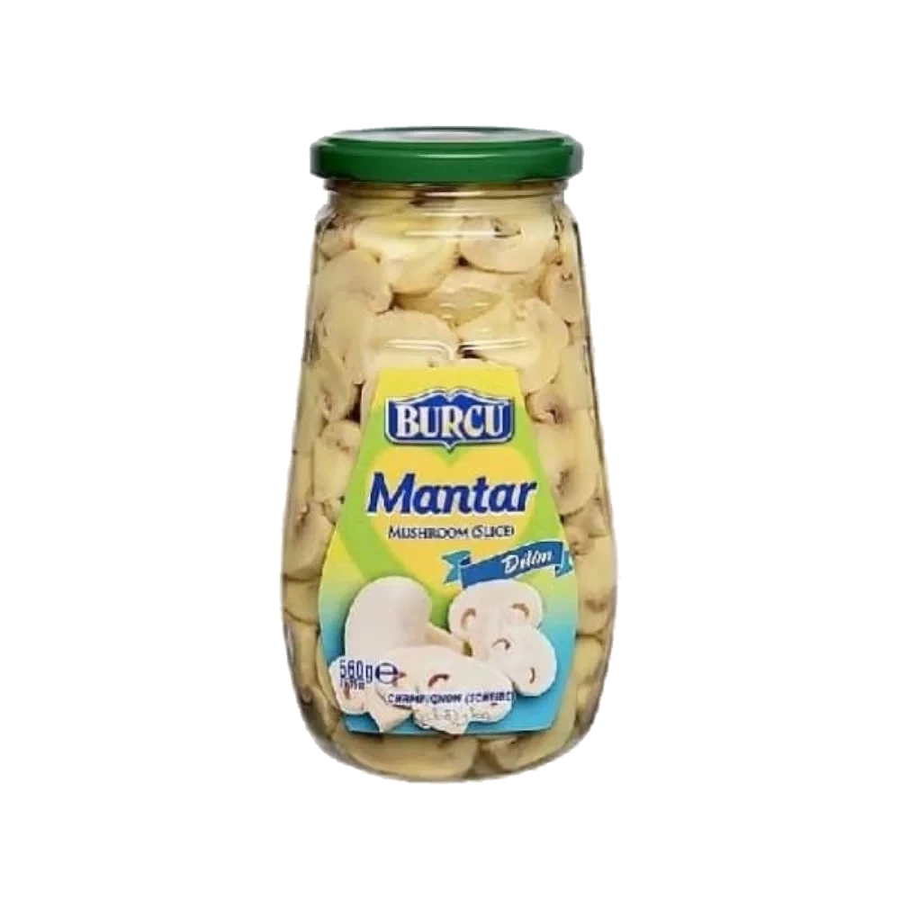 Burcu mushroom sliced