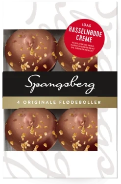 Flødeboller Hasselnødde 124g Spangsberg