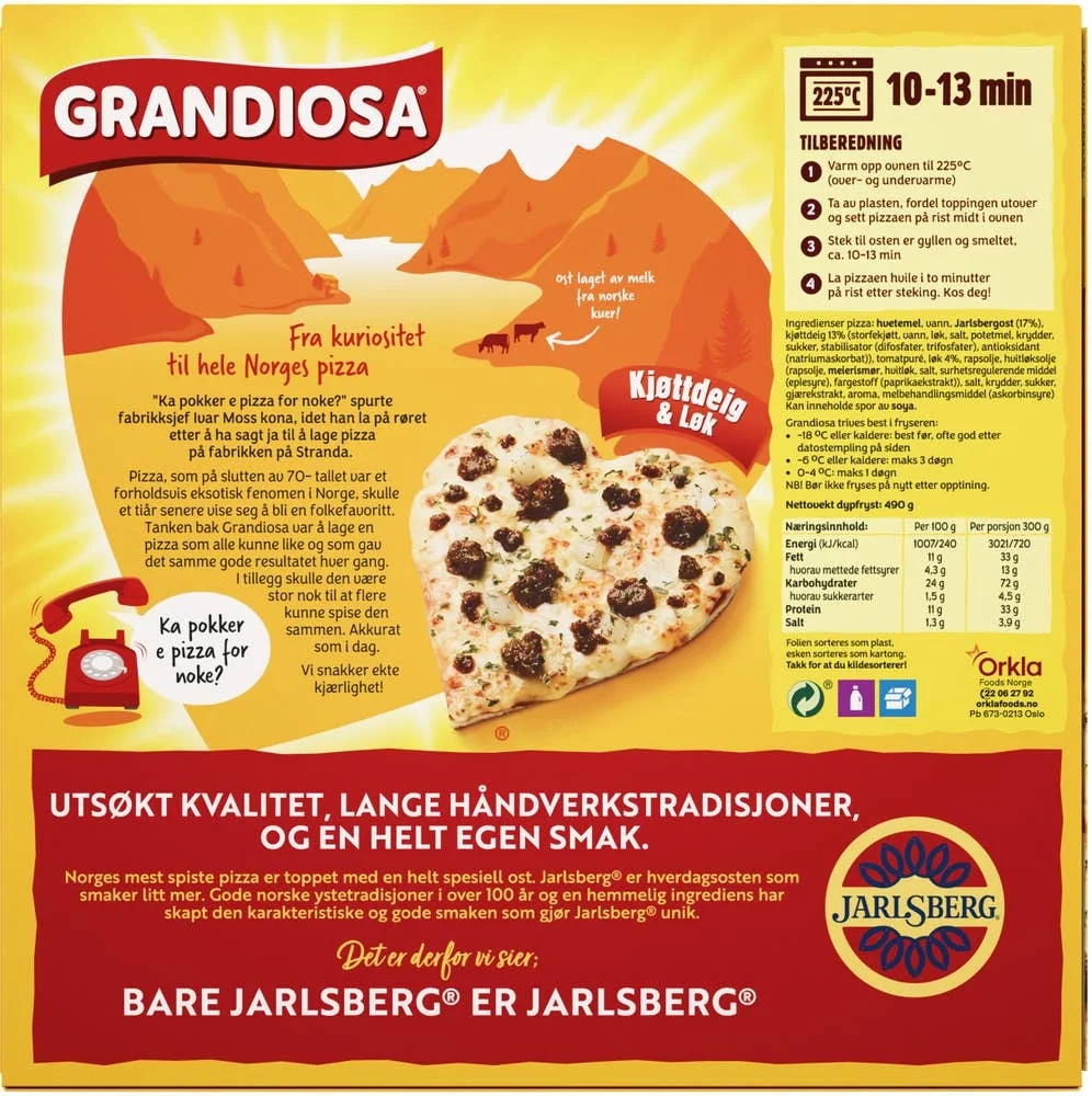 Grandiosa Kjøttdeig & løk
