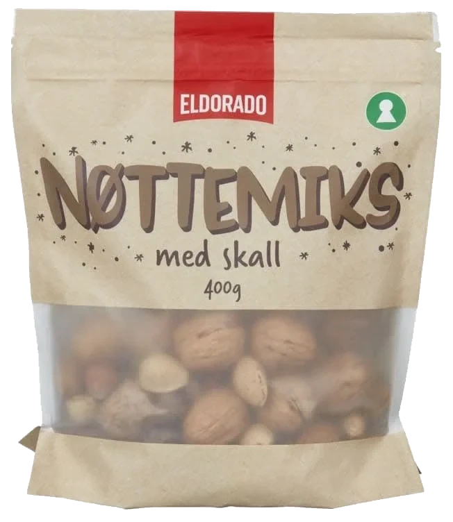 Nøttemix m/Skall 380g Eldorado