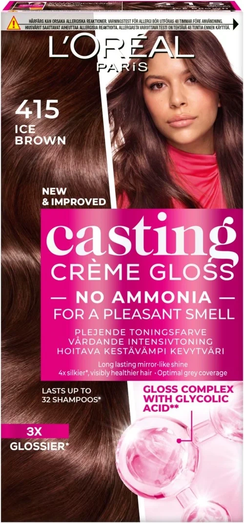 Loreal Paris Casting Crème Gloss 415 Ice Brown