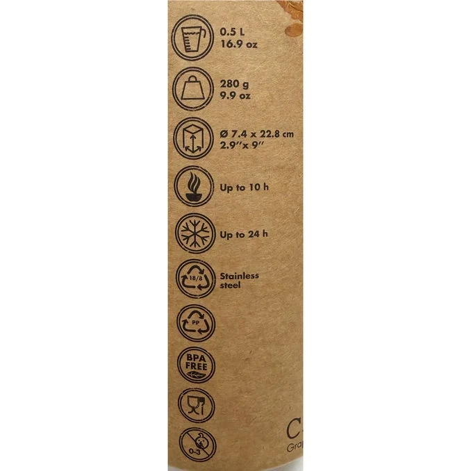 TEMPflask Orange-Eld 0,5 L