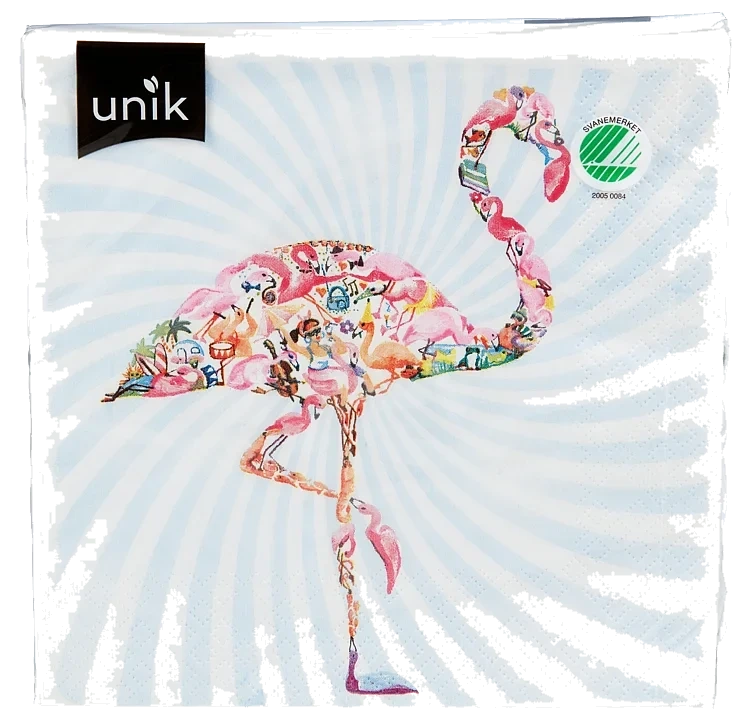 Serviett Lunsj Flamingo 20stk Unik