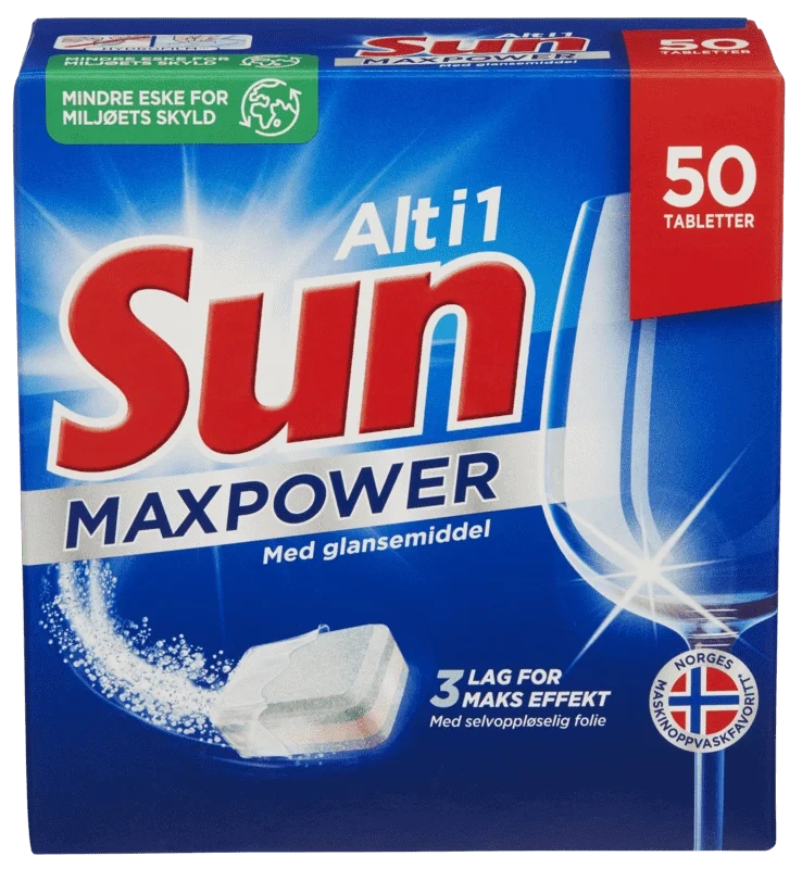 Sun Alt i 1 Maxpower 50 tabletter
