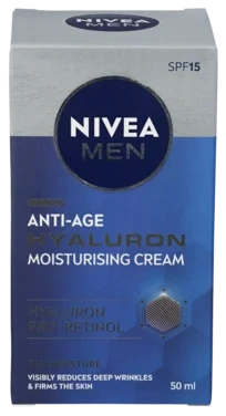 Nivea Men Anti-age Hyaluron Face Cream Spf15, 50ml