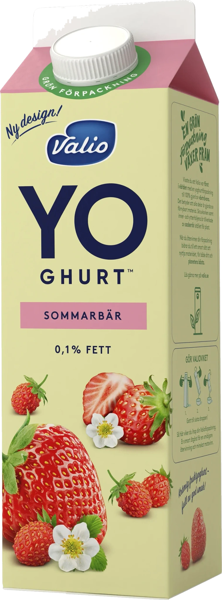 Yoghurt Sommarbär 0,1%