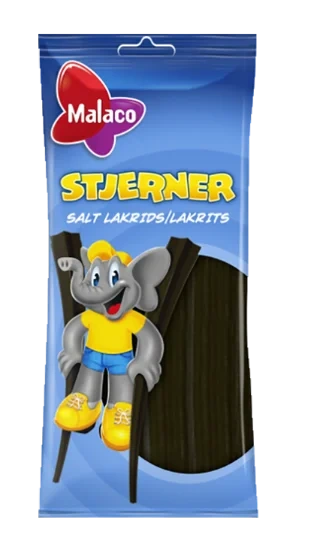 Malaco Stjerner Saltakris 92g