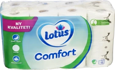 Lotus Comfort Toalettpapir 60/16-p