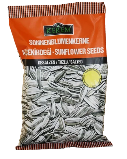 Solsikkefrø Salte 200gr Kerem