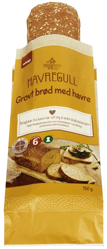 Coop Havregullbrød 750g