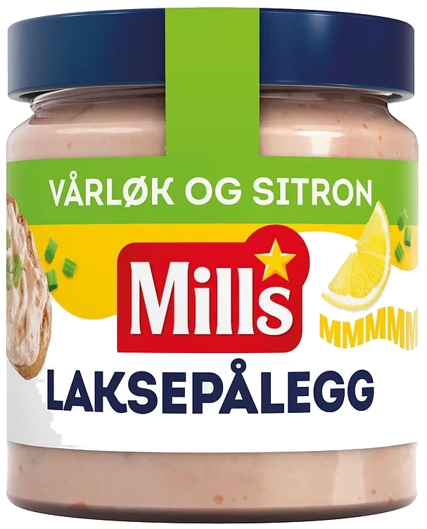 Laksepålegg Vårløk&Sitron 165g Mills