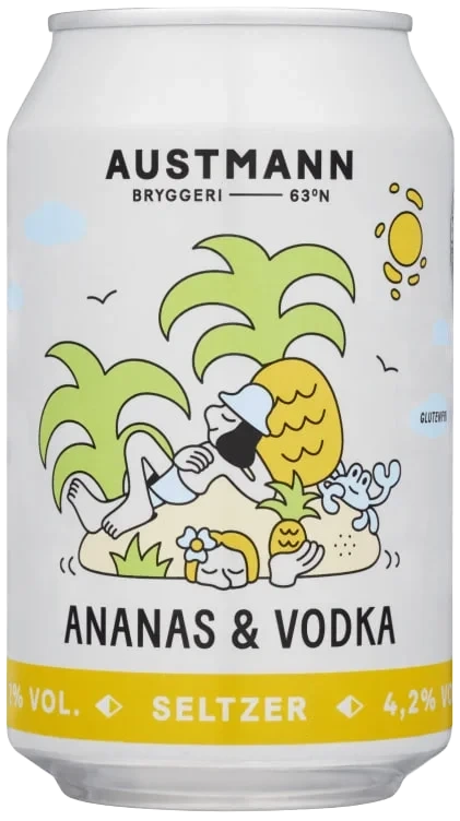 Austmann Ananas Seltzer 0,33l bx