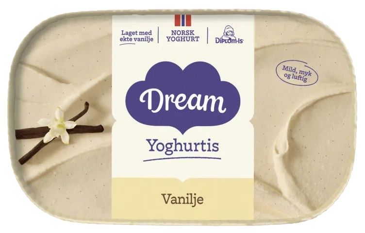 Dream Yoghurtis Vanilje 640ml Diplom-Is