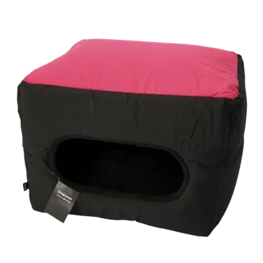 Seng Buddy 2 i 1 Svart/cerise 45x35x35cm