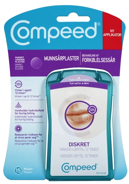 Munnsårplaster 15stk Compeed