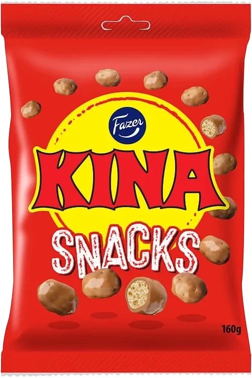 Kina Snacks Rød 160g Fazer