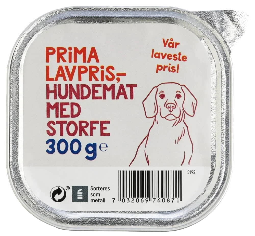 Hundemat med storfe