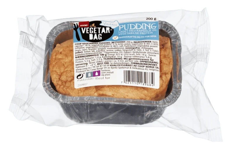 Coop Vegetardag Pudding 200g