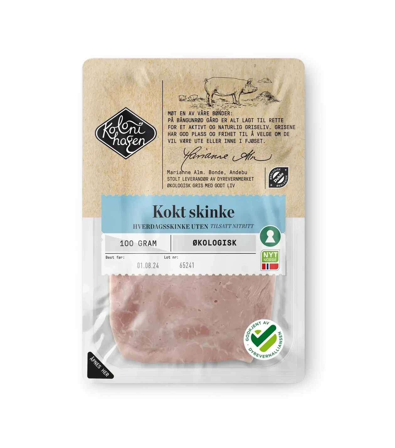 Kokt skinke