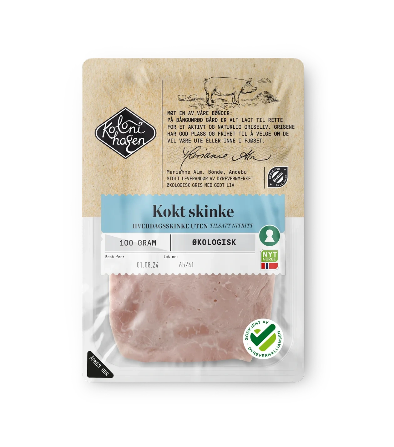 Kokt skinke