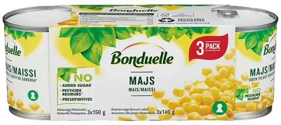 Bonduelle Mais 3x150g