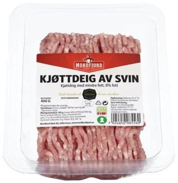 Kjøttdeig av Svin 8% 400g