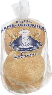 Hamburgerbrød 6 Pk Klausen